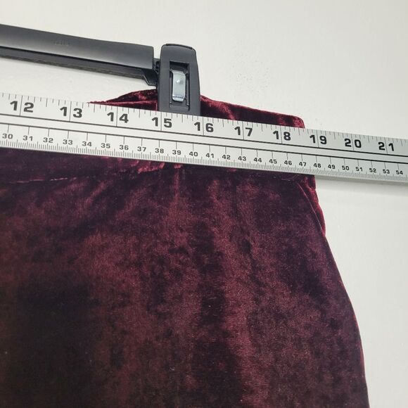 GOOD AMERICAN Crinkle Velvet High Waist Wide Leg Porto Pants size xxl - Picture 8 of 9